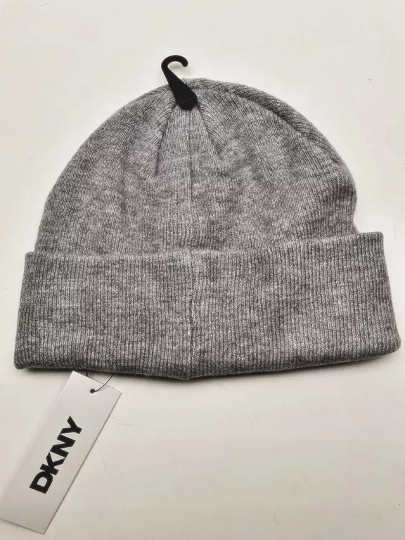DKNY CZAPKA SZARA