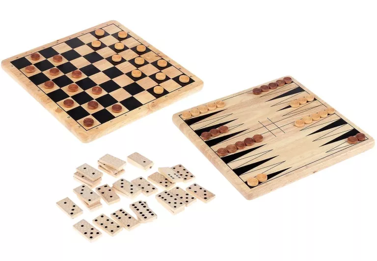 GRA 5 IN 1 TACTIC COLLECTION CLASSIQUE SZACHY WARCABY DOMINO