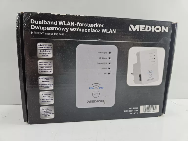 REPEATER WZMACNIACZ WI-FI MEDION