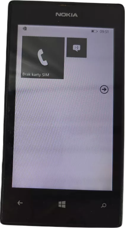 TELEFON SMARTFON NOKIA LUMIA 520 512 MB / 8 GB CZARNY SINGLE SIM