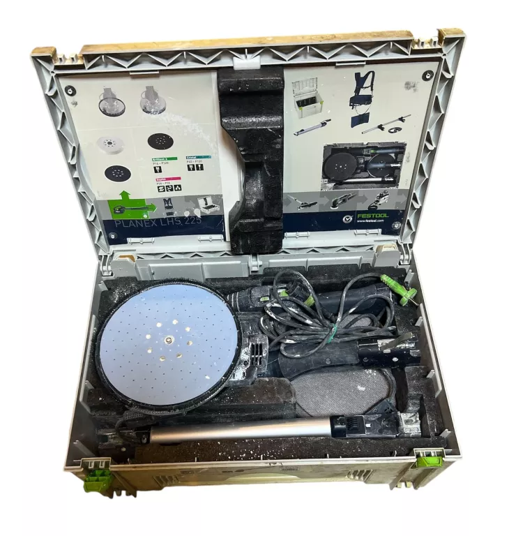 SZLIFIERKA DO GIPSU ŻYRAFA FESTOOL LHS 225 EQ / ZESTAW