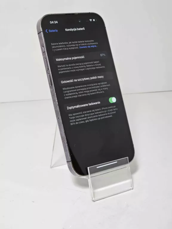 TELEFON IPHONE 14 PRO 128 GB 87 % BATERIA