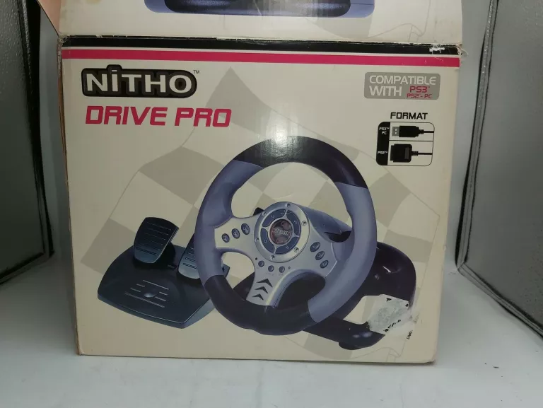KIEROWNICA NITHO DRIVE PRO DO PS3, PS2, PC, W PUDEŁKU