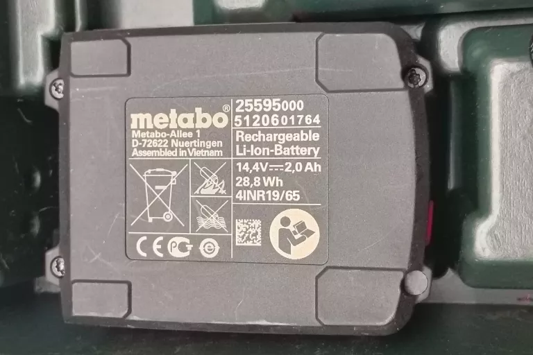 WIERTARKO-WKRĘTARKA +METABO BS 14.4 SET 602206880