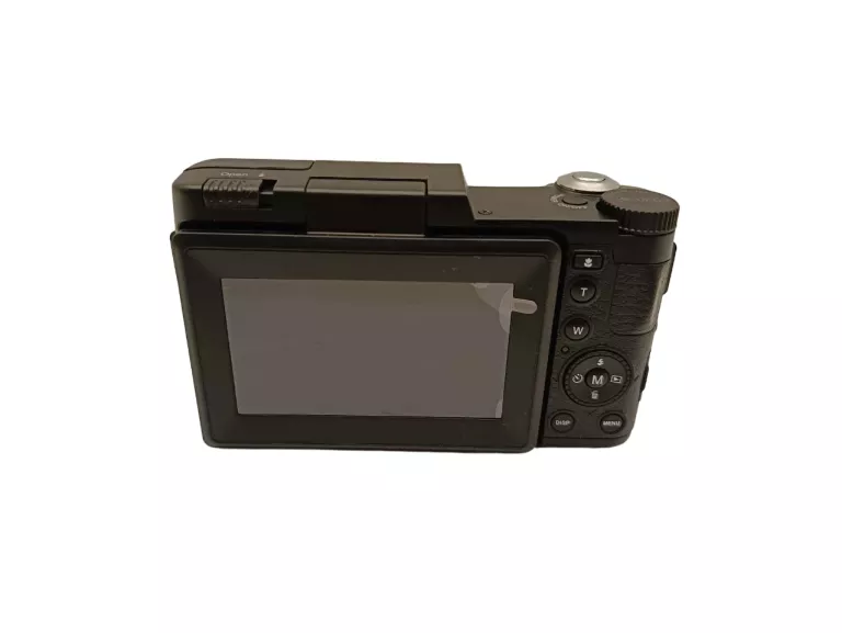APARAT CYFROWY 4K ULTRA HD 48MP Z RUCHOMYM WYŚWIETLACZEM KOMPLET CZARNY