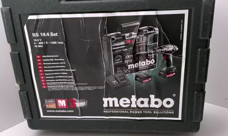 WIERTARKO-WKRĘTARKA +METABO BS 14.4 SET 602206880