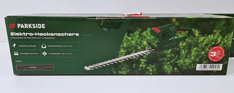PARKSIDE ELEKTRYCZNE NOŻYCE DO ŻYWOPŁOTU 450W PHS 450 A1