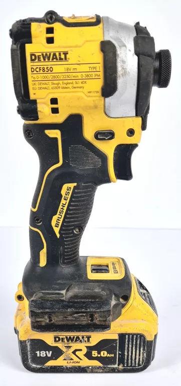 ZAKRĘTARKA UDAROWA DEWALT DCF850 + AKUMULATOR 5.0 AH