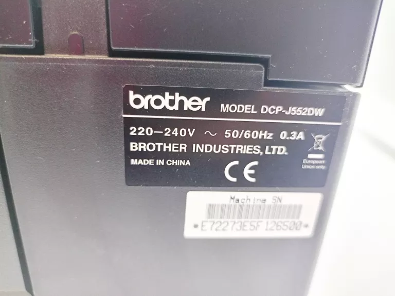 URZĄDZENIE WIELOFUNKCYJNE BROTHER DCP-J552DW