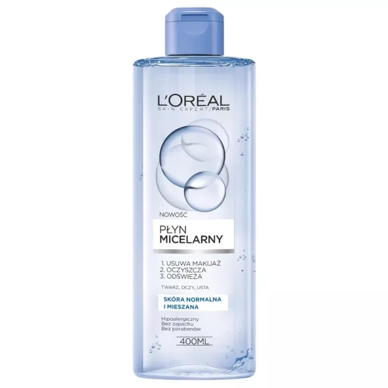 LOREAL PŁYN MICELARNY DO DEMAKIJAŻU SKÓRA NORMALNA 400 ML