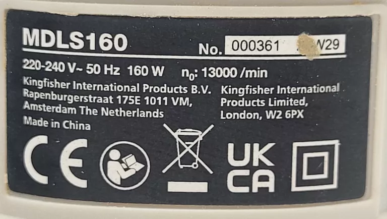 SZLIFIERKA OSCYLACYJNA SIECIOWE MACALLISTER 160 W 230 V