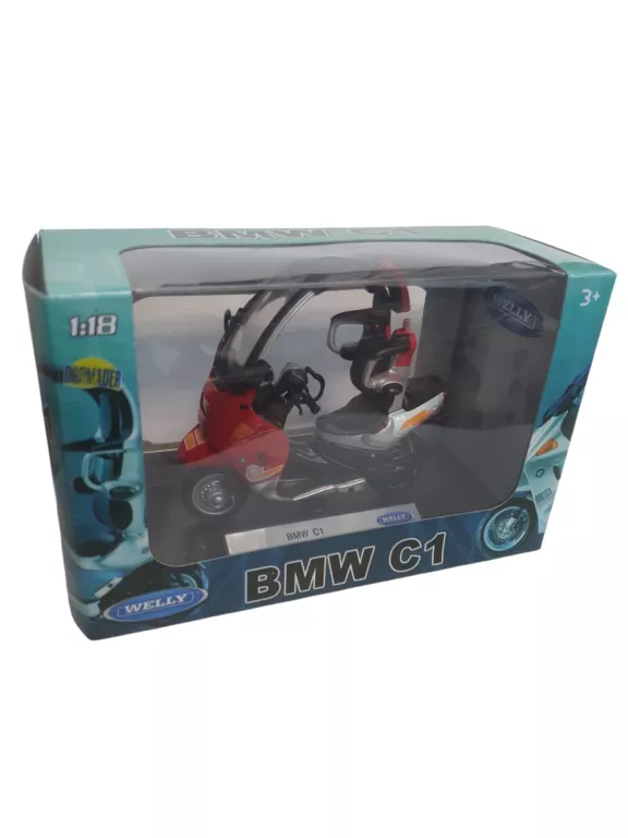 WELLY SKUTER BMW C1 MOTOCYKL MOTOR KOLEKCJONERSKI