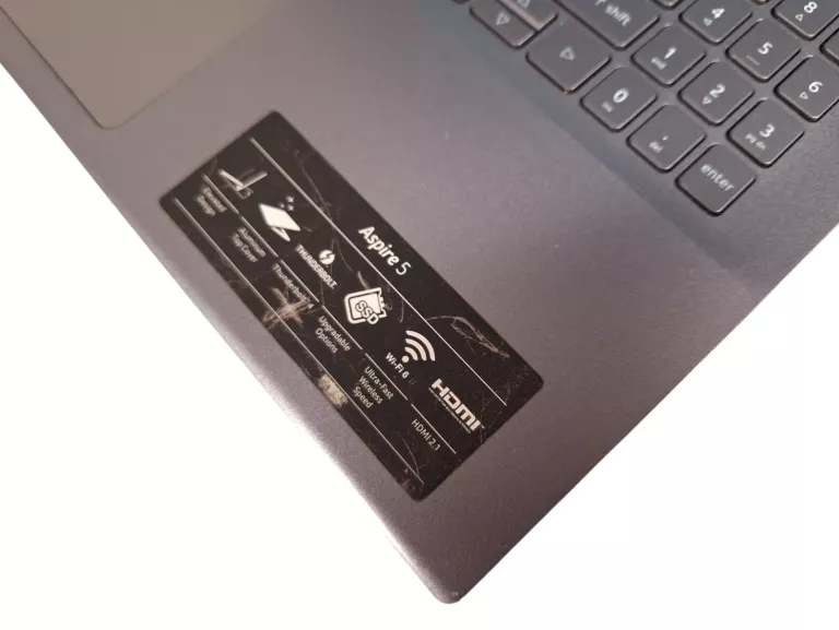 LAPTOP ACER ASPIRE 5 N22C6 12TH 16/512 GB SSD//ZASILACZ