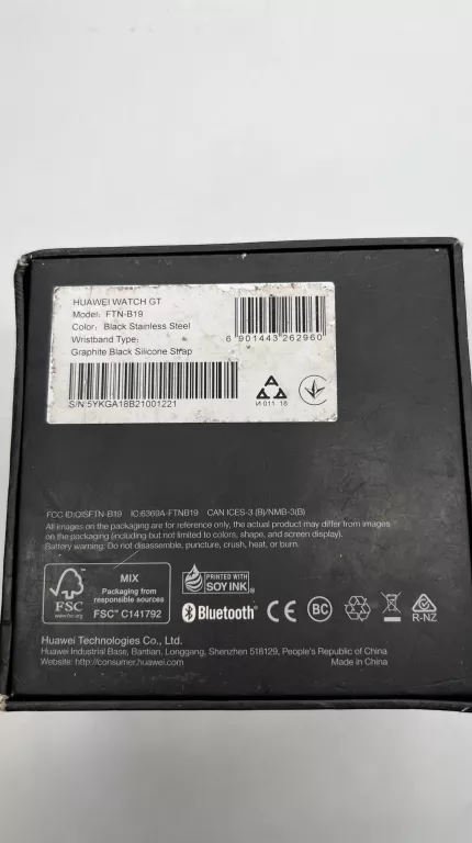SMARTWATCH HUAWEI WATCH GT SPORT CZARNY