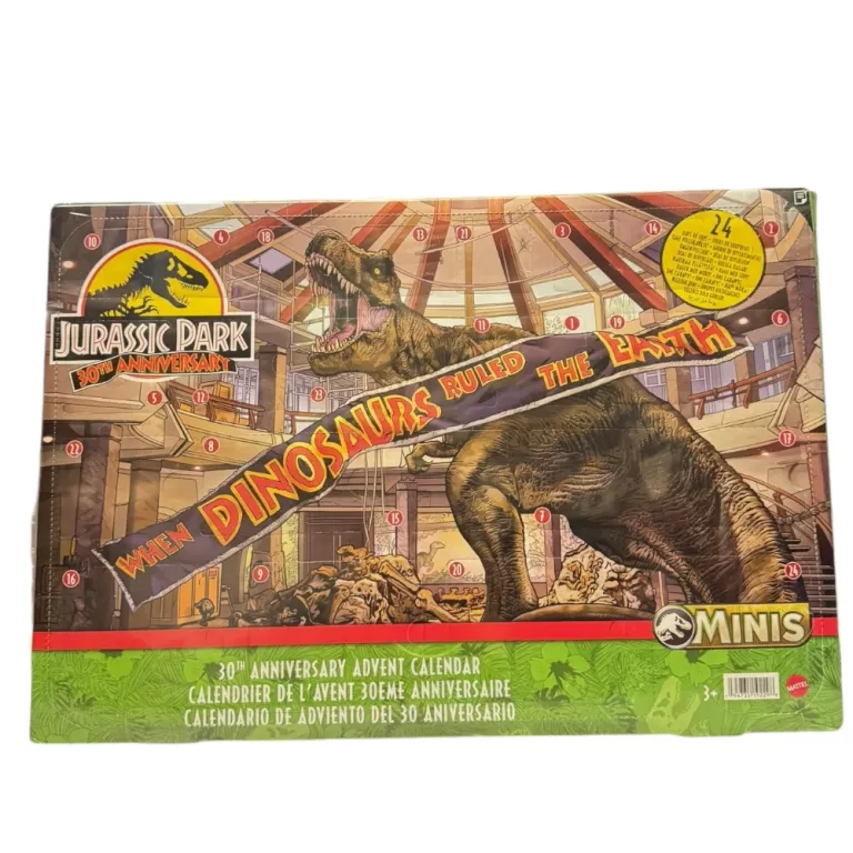 JURASSIC WORLD KALENDARZ ADWENTOWY DINOZAURY HTK45 AŻ 19 DINOZAURÓW ZESTAW