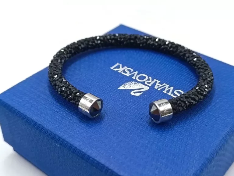 BRANSOLETKA SWAROVSKI CRYSTAL DUST BLACK