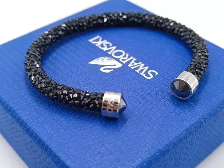 BRANSOLETKA SWAROVSKI CRYSTAL DUST BLACK
