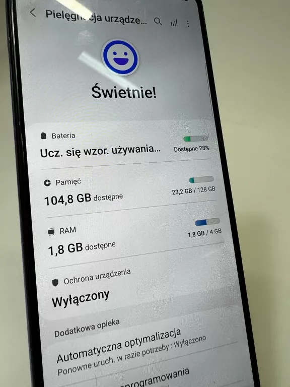 TELEFON SAMSUNG A32 4/128 GB 4G WYPALONY WYŚWIETLACZ (TIKTOK)