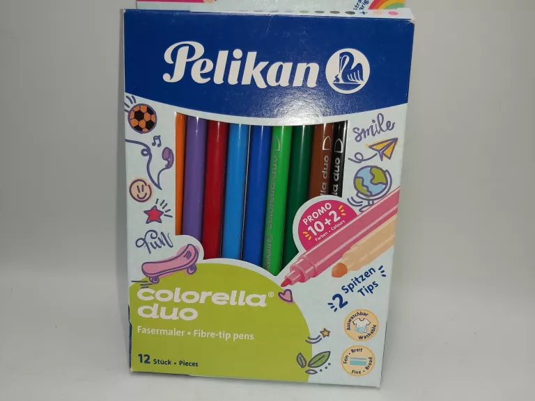 PISAKI PELIKAN COLORELLA DUO 12 SZT