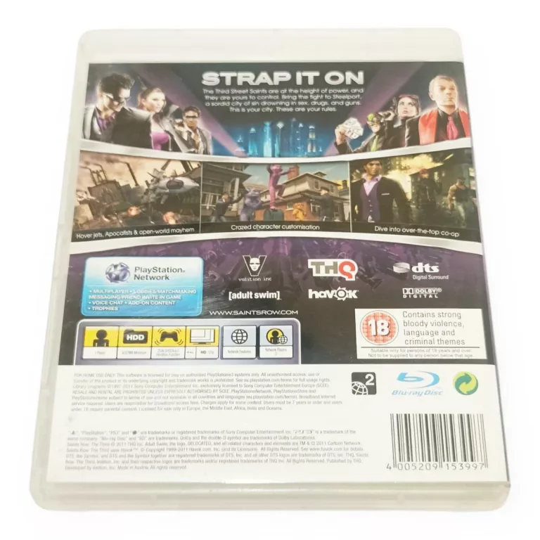 GRA SAINTS ROW THE THIRD (PS3)