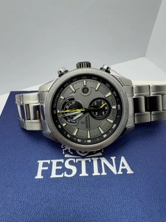 ZEGAREK MĘSKI FESTINA 20694/4 STALOWY IDEAŁ! OKAZJA! NAJTANIEJ!