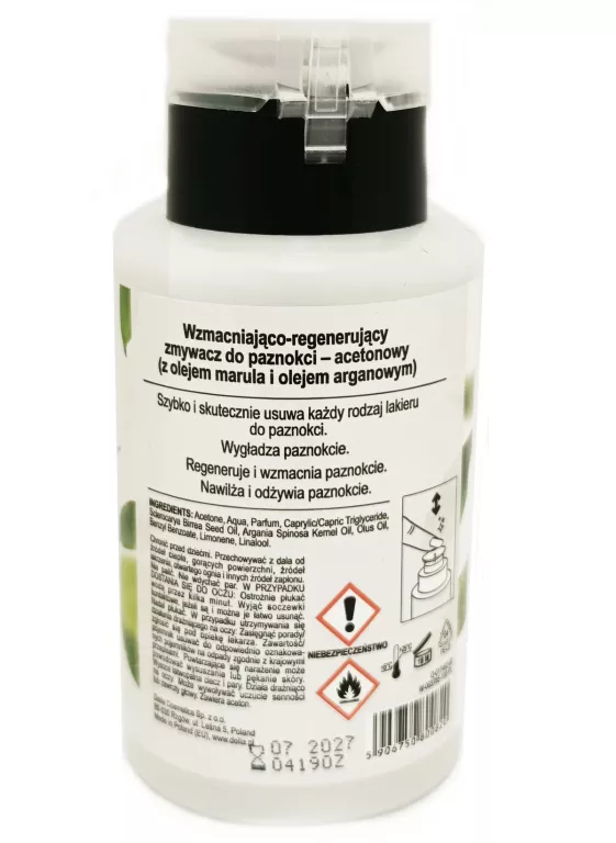 ZMYWACZ DO PAZNOKCI Z ACETONEM DELIA 200ML