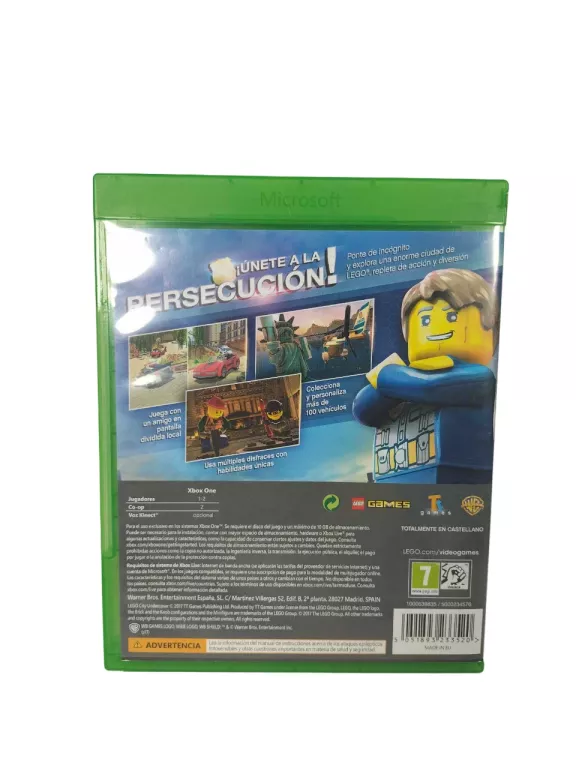 GRA LEGO CITY UNDERCOVER XBOX ONE