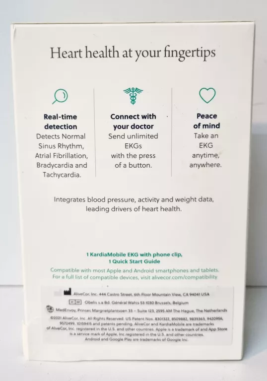 KARDIAMOBILE APARAT HOLTER EKG W SMARTFONIE