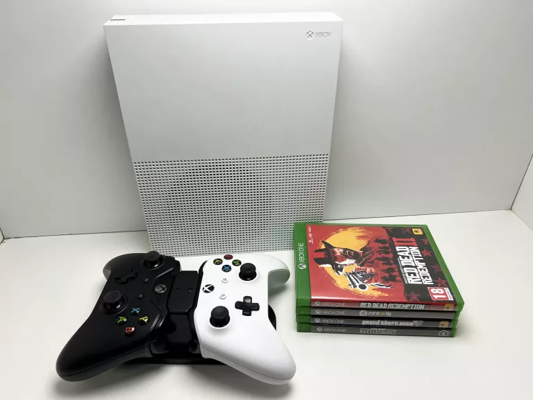 KONSOLA XBOX ONE S 500GB | 2 PADY | GRY