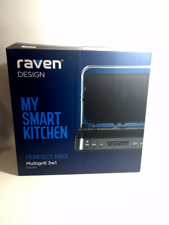 GRILL KONTAKTOWY ELEKTRYCZNY RAVEN EGE005 2000W