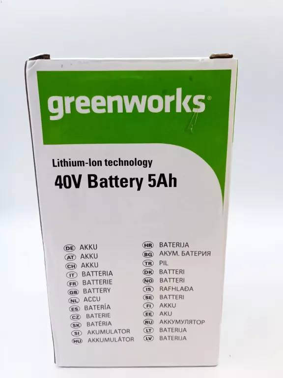 AKUMULATOR LI-ION GREENWORKS 40 V 5 AH