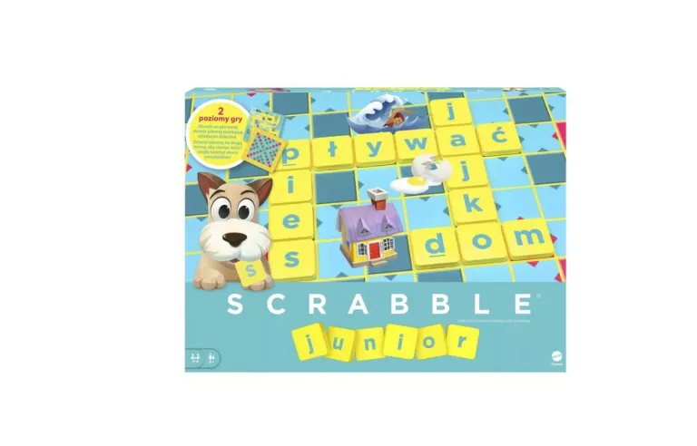 GRA PLANSZOWA MATTEL SCRABBLE JUNIOR