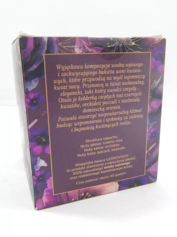 UZDROVISCO ŚWIECA SOJOWA KWIAT NOCY