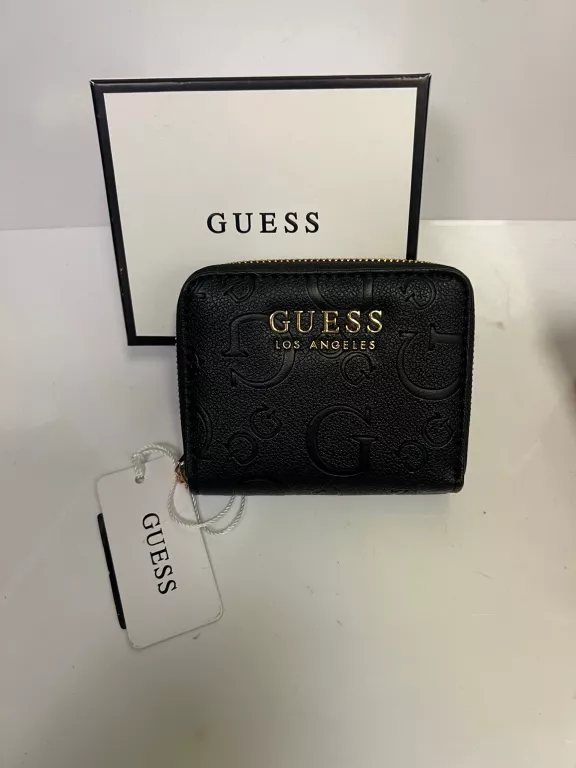 PORTFEL GUESS LOS ANGELES SFAA9158550 CZARNY IDEAŁ!
