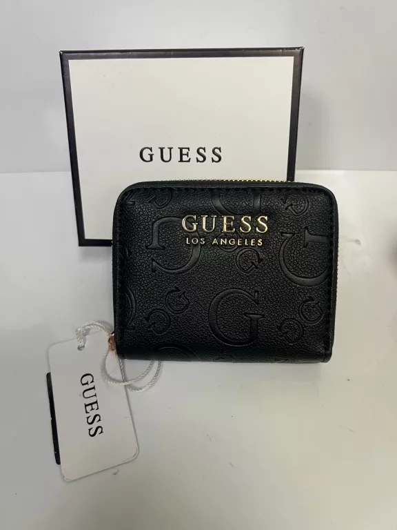 PORTFEL GUESS LOS ANGELES SFAA9158550 CZARNY IDEAŁ!