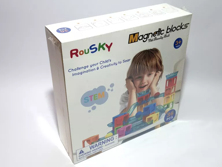 KLOCKI MAGNETYCZNE ROUSKY MAGNETIC BLOCKS 36PCS