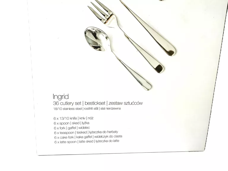 DUKA INGRID CLASSIC KOMPLET SZTUĆCÓW 36 EL.