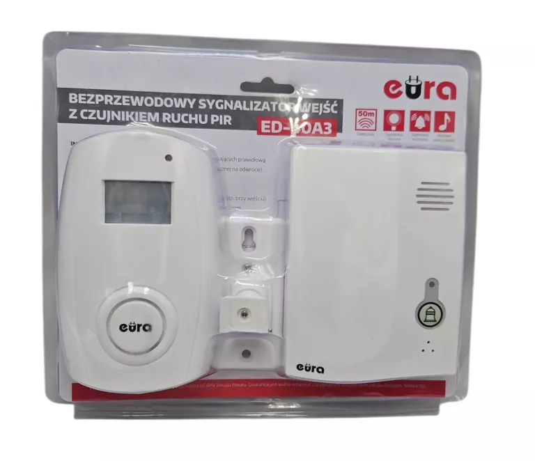 SYGNALIZATOR WEJŚĆ EURA ED-40A3 Z CZUJNIKIEM PIR