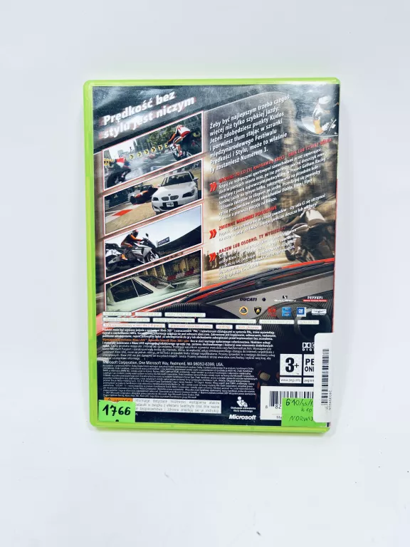 GRA XBOX 360 - PGR 4 PROGRAM GOTHAM RACING *