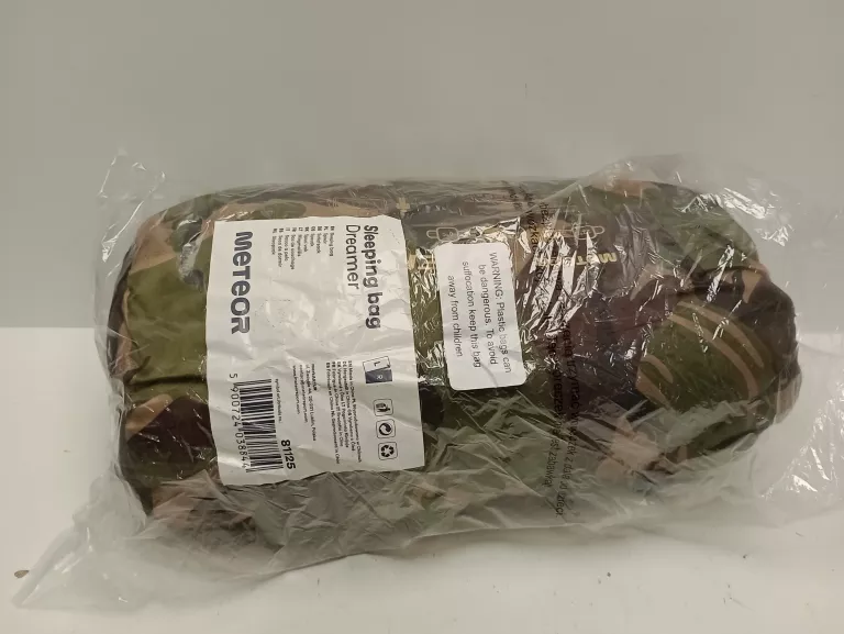 ŚPIWÓR TURYSTYCZNY KOŁDRA POD NAMIOT PRAWY ZAMEK