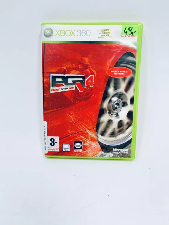 GRA XBOX 360 - PGR 4 PROGRAM GOTHAM RACING *