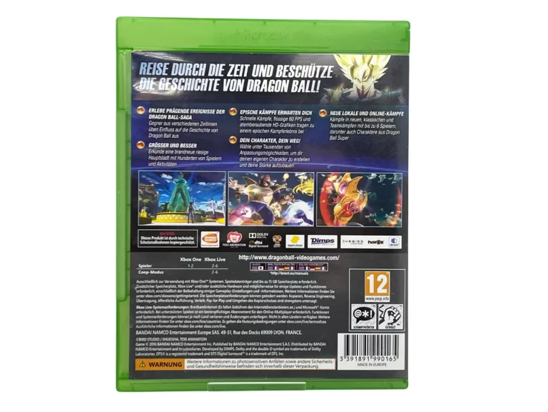 GRA NA XBOX ONE DRAGON BALL XENOVERSE2