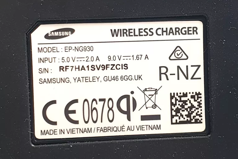 ŁADOWARKA INDUKCYJNA SAMSUNG FAST CHARGE