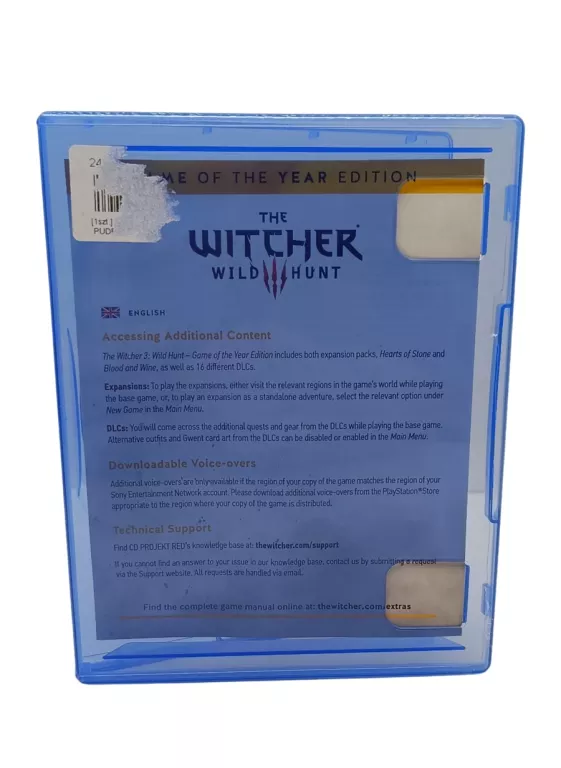 WIEDŹMIN 3 EDYCJA GRY ROKU PS4