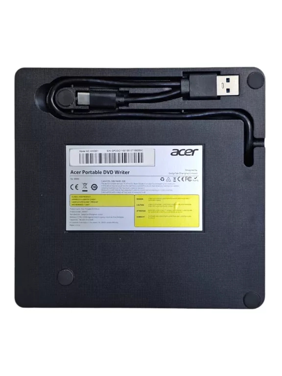 ZEWNĘTRZNY NAPĘD DVD ACER AXD001 KOMPLET
