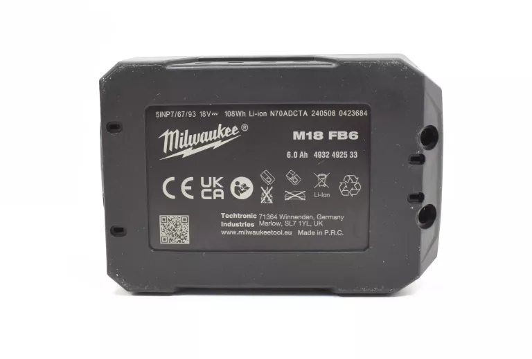 AKUMULATOR BATERIA MILWAUKEE M18 FORGE LI-ION 18V 6,0 AH