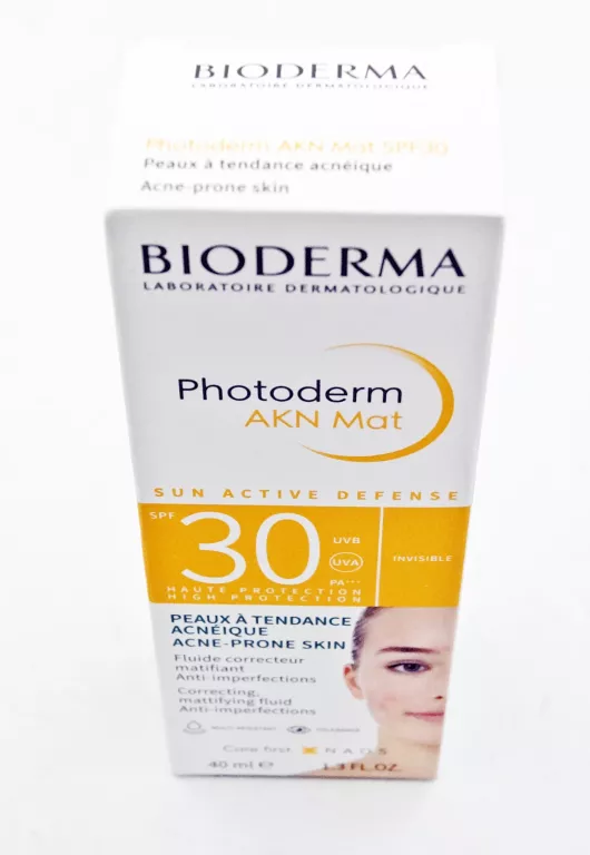 BIODERMA PHOTODERM AKN MAT SPF30 KREM 40ML 11/25 ZAPAKOWANY FABRYCZNIE