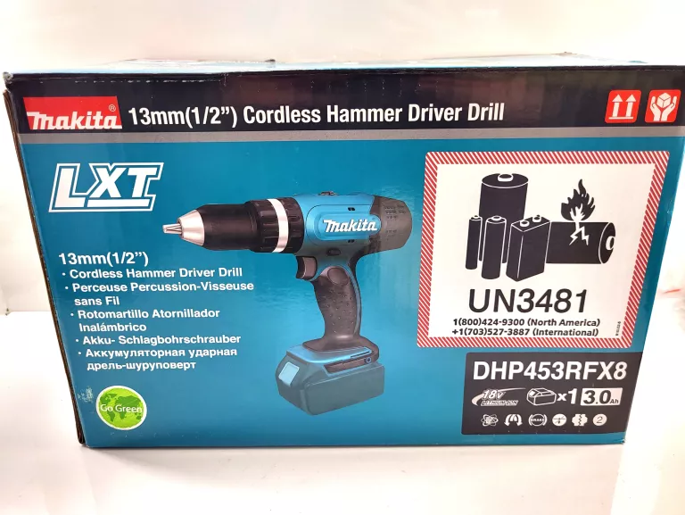 UDAROWA WIERTARKO WKRĘTARKA MAKITA DHP453RFX8