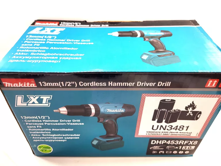 UDAROWA WIERTARKO WKRĘTARKA MAKITA DHP453RFX8