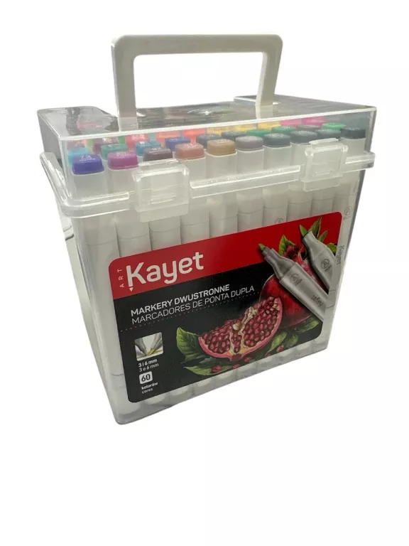 PROMARKERY MARKERY DWUSTRONNE PERMANENTNE KAYET 60 SZT.